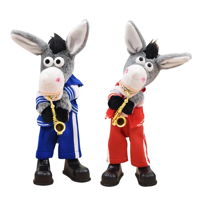 

Donkey Shaking Head Donkey Talking Singing Repeats What You Say Music Children Gift Electric Interactive Animated Toy
