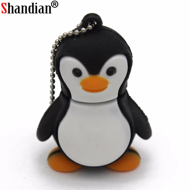 SHANDIAN оптовая продажа новый флеш-накопитель с изображением животных пингвина 4 ГБ