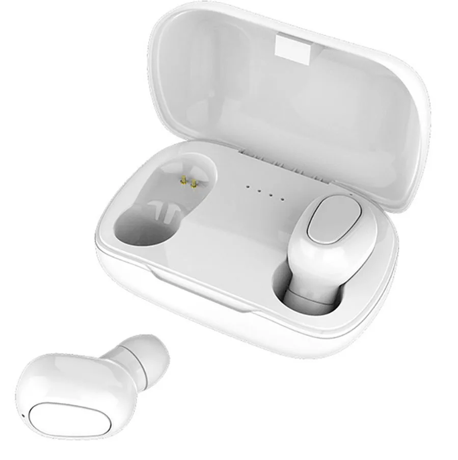 

L21 TWS Bluetooth Headset 5.0 Stereo Invisible Binaural In-ear Earbuds Mini Wireless Bluetooth Headset