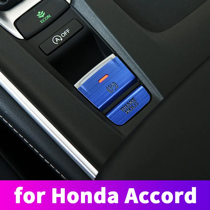 Наклейки на кнопки тормоза и шестеренки для Honda Accord 10th 2018 2019 аксессуары