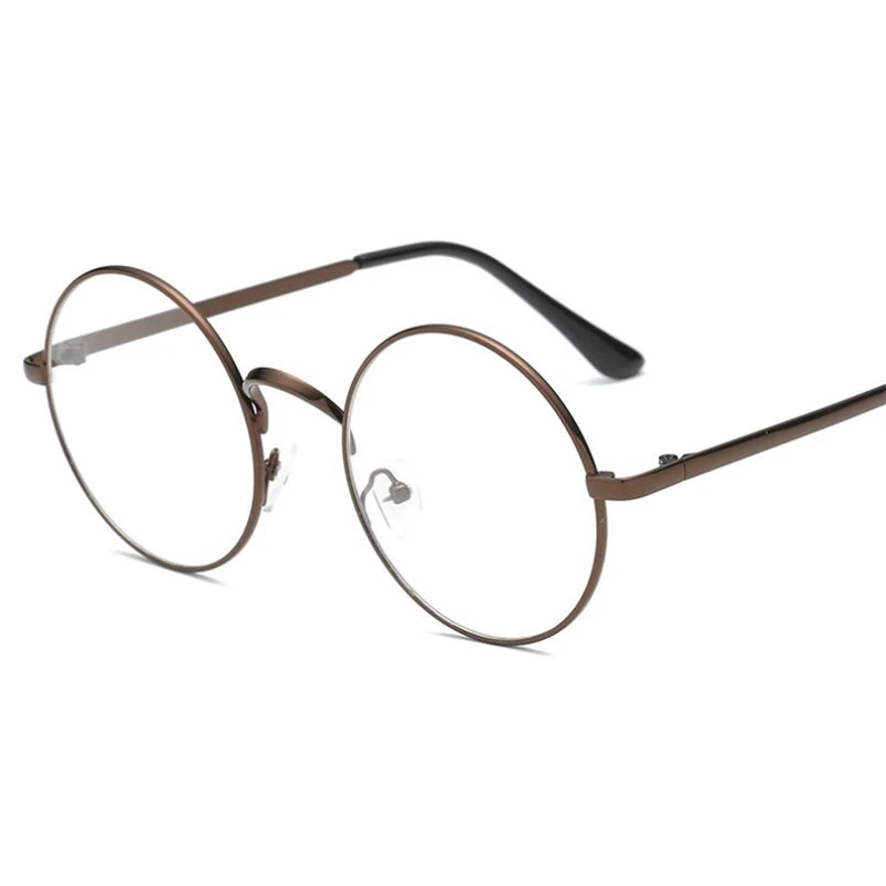 SPH -1.0 -1.5 -2.0 -2.5 -3.0 -3.5 -4.0 Finished Myopia Glasses With Diopter Women Men Metal Round Frame Prescription Spectacles |