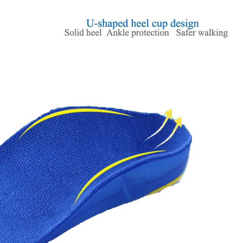 Children's Shoes Pads Orthopedic Insoles Kids Flatfoot High Arch Support Elastic Soles For Toddler Boys' Orthotic Sandals Boots