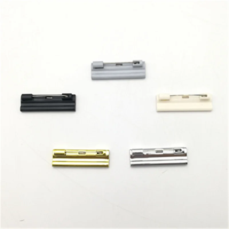 10 шт Большой Пластик английские булавки с клей Брошь база для бижутерии материал