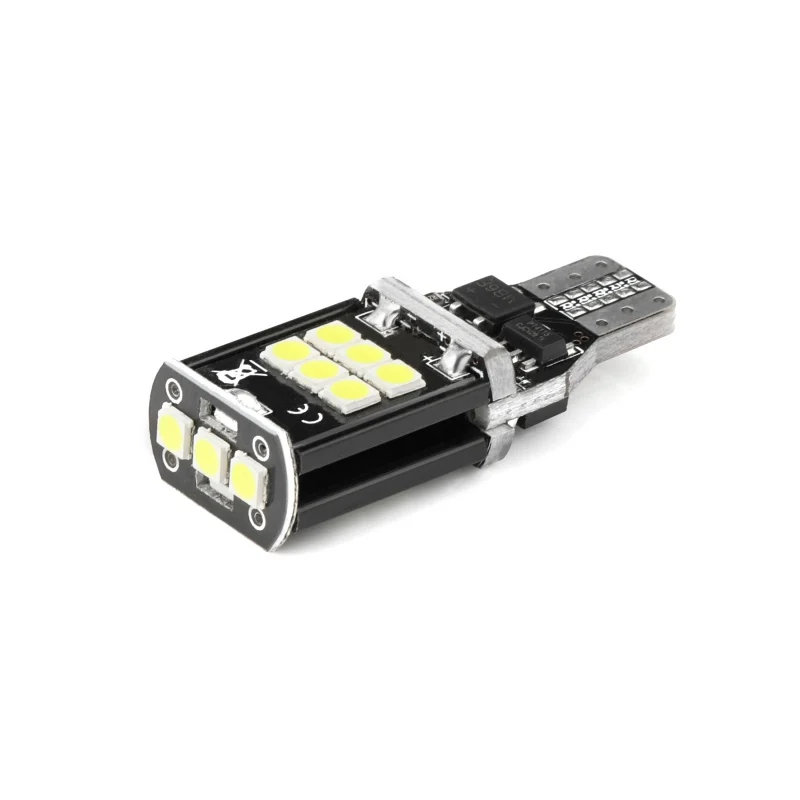 1 шт. T15 Светодиодная лампа 15SMD W16W 2835 Светодиодный одов супер яркий стоп-сигнал s