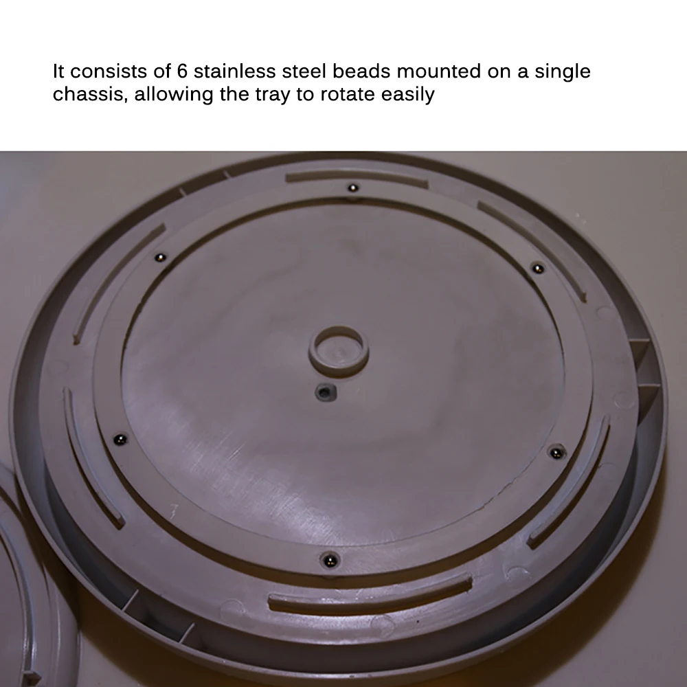 Нескользящий вращающийся лоток для хранения Многофункциональный пластиковый