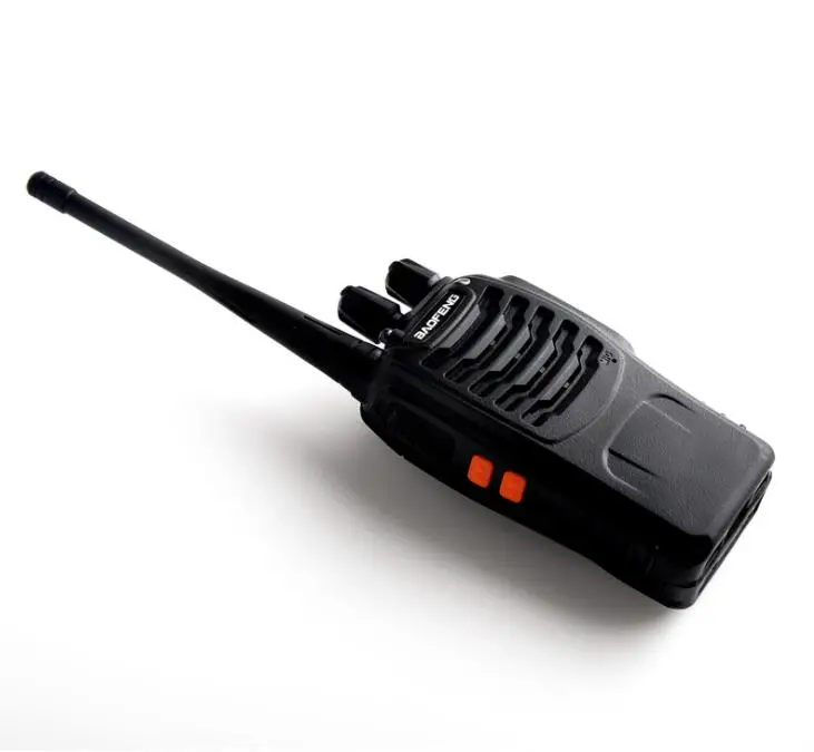 1 Pair BF888S Handheld FM Transceiver UHF Two Way Radio Ham Communicator Radio Station Walkie Talkie