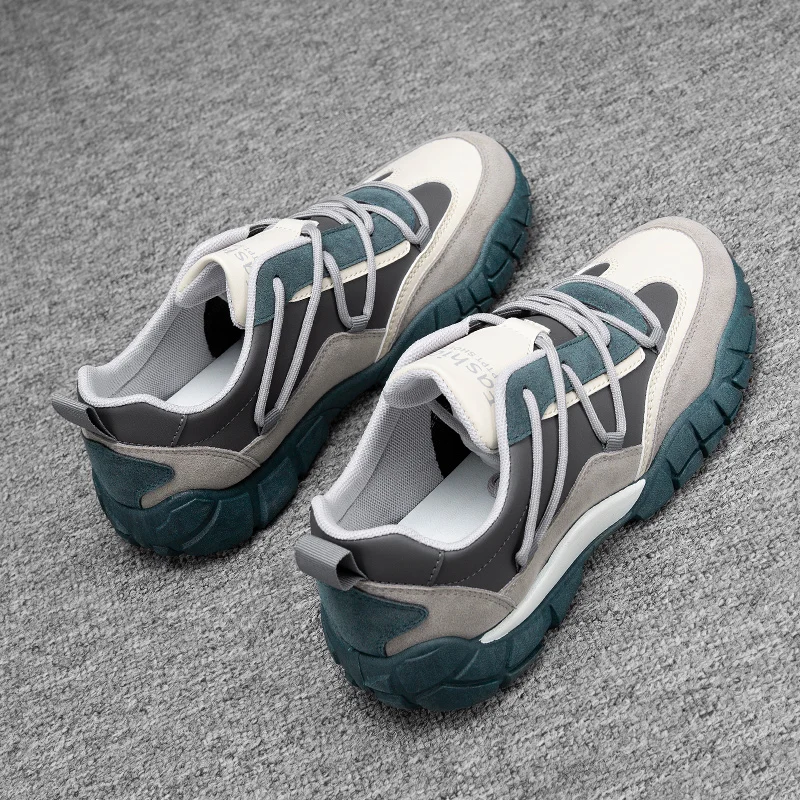 

New High Quality Men Outdoor Hiking Shoes Leather Anti-skid Breathable Climbing Trekking Hiking Sneakers
