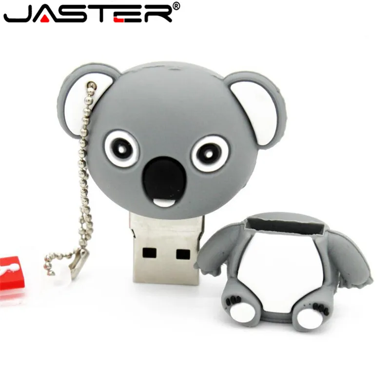 Флешка JASTER lovely animal koala 64 ГБ 16 32 usb флеш накопитель милый U диск креативная карта