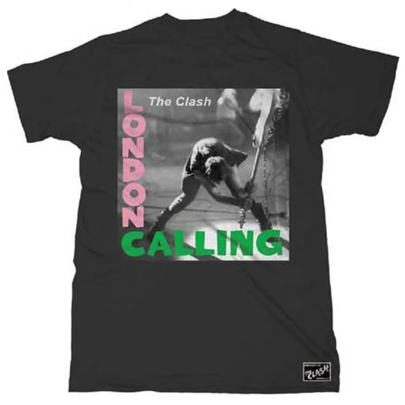 

The Clash T-shirt Loose retro round neck T-shirt