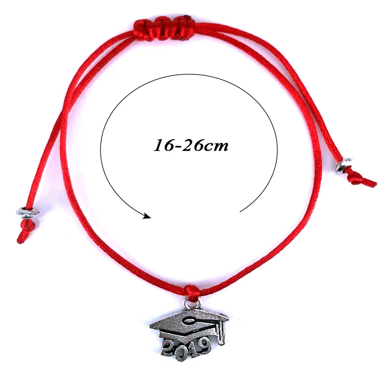 Регулируемый памятный браслет на выпускной Шарм докторская шляпа удачу для