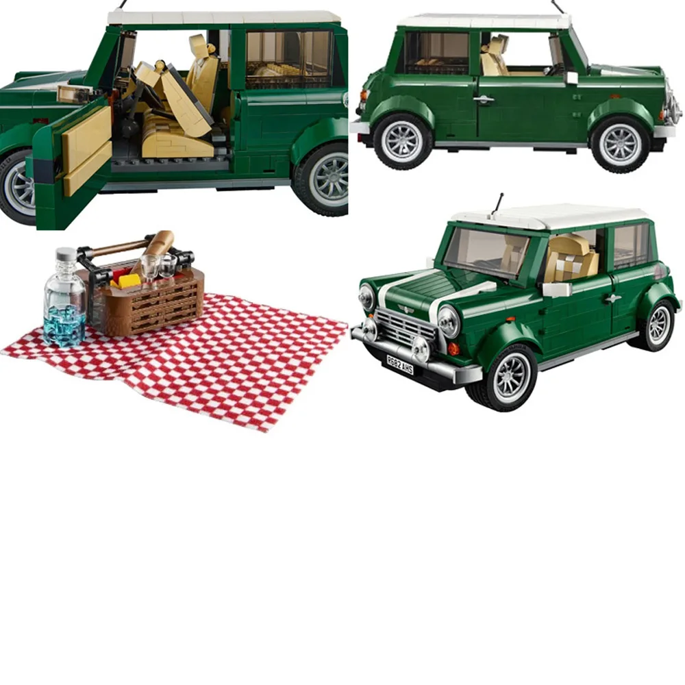 

1108pcs Technic Series MINI Cooper MK VII Model Kits Building Blocks Bricks Toys for Children Gift 10242