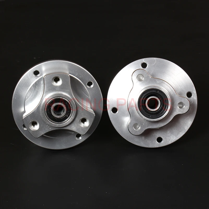 ЧПУ Серебряный передний и задний дисковый тормоз ступица обода колеса для Dax Ruckus