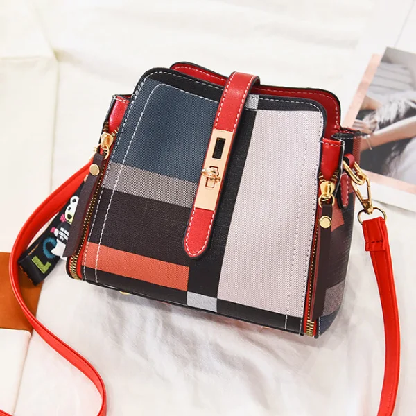 Square Red ACELURE, новинка, горячая распродажа, сумки на плечо, Женская Повседневная Сумка-тоут, женские сумки-мессенджеры, высокое качество, сумка из искусственной кожи, сумки через плечо - Цвет: Square Red