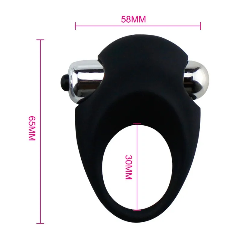 Мягкий силиконовый вибратор для пениса 7 режимов эротические секс-игрушки мужчин