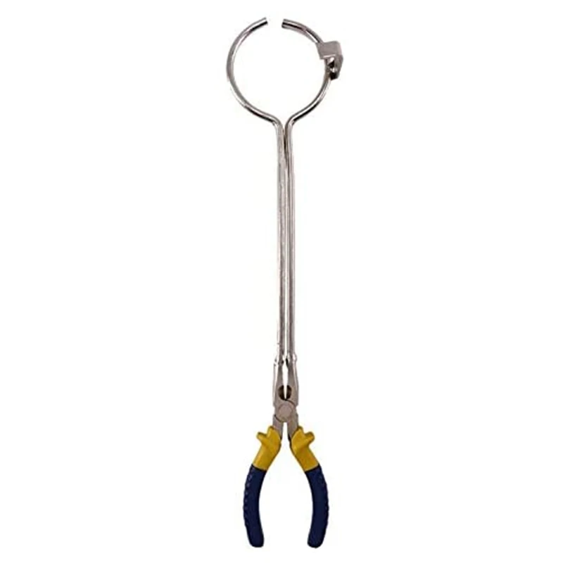 

40cm Stainless Steel Crucible Tong Clamp Used in Life Charcoal Clip Anti-Rust Hand Tools Barbecue Tool Anti-Corrosion