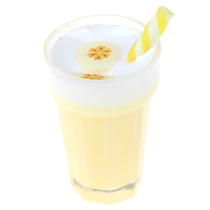 

Имитация питья еда мини-банан ролевые игры игрушки куклы аксессуары 1:12 кукольный домик Миниатюрная модель сцены