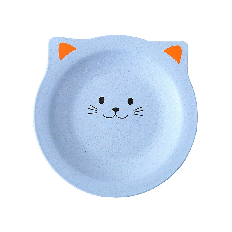 Тарелки для кормления новорожденных милые тарелки из пшеничной соломы с