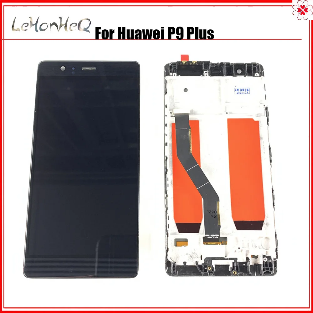 

ЖК-дисплей с рамкой 5,5 "для Huawei P9 Plus, ЖК-дисплей, сенсорный экран, дигитайзер в сборе, замена