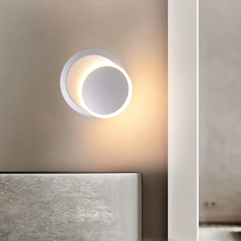 Простая прикроватная настенная бра для спальни в Северной Европе креативная