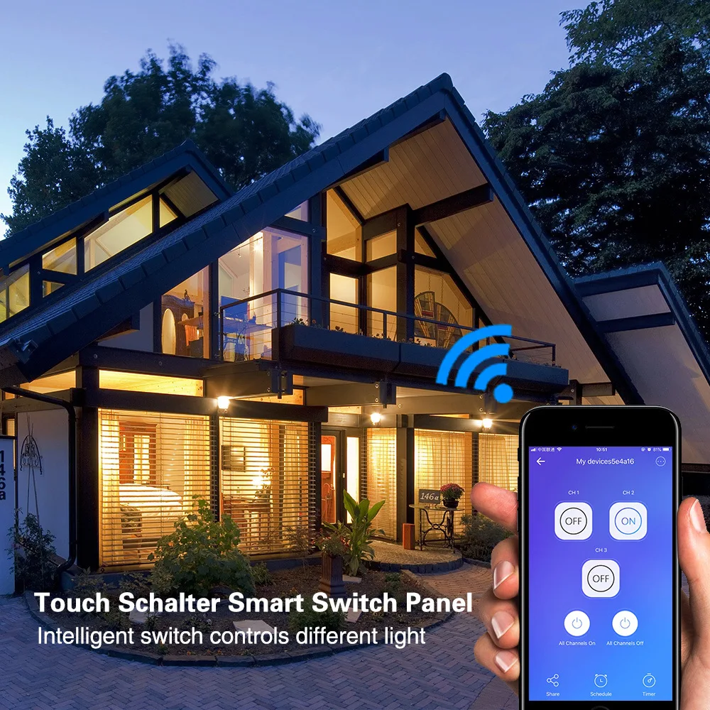 Светодиодный настенный светильник ель света Tuya Smart Life с управлением через