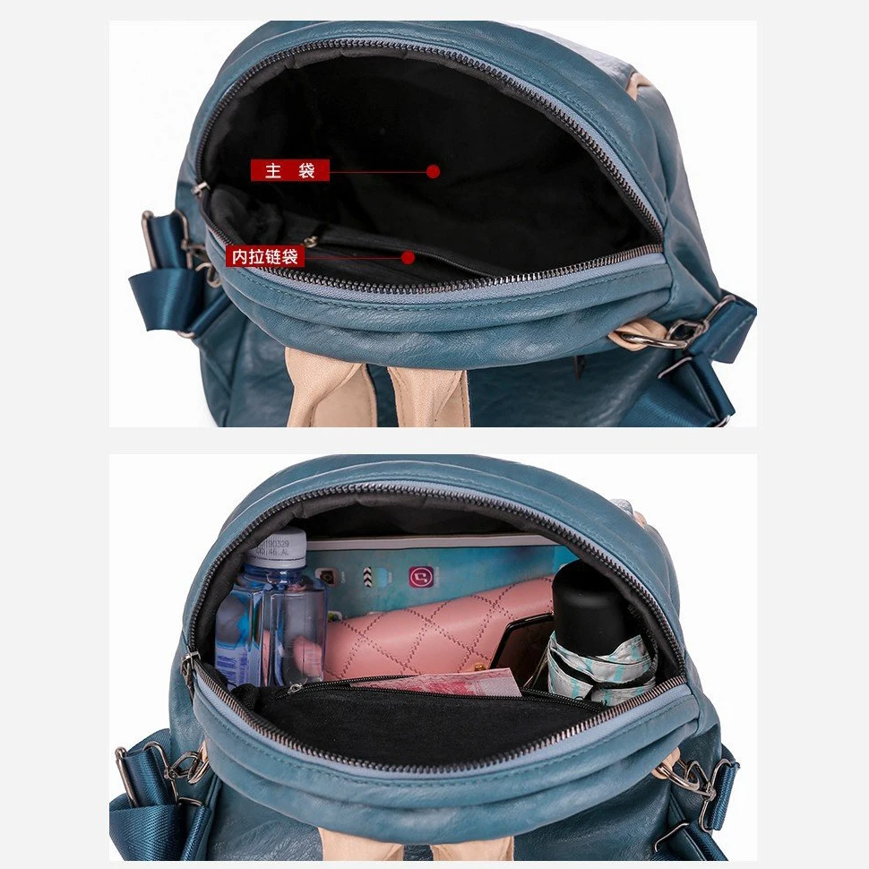 Женский ранец черный Мини Роскошный рюкзак из искусственной кожи Mochila Feminina Большой Вместительный рюкзак для девочек полукруглый спортивный рюкзак для путешествий