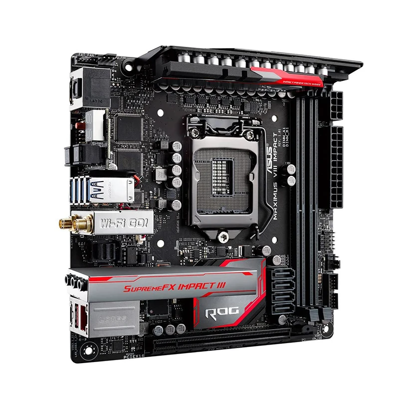 ASUS MAXIMUS VIII IMPACT 1151 Motherboard DDR4 32GB Intel Z170 PCI-E 3.0 USB3.1 Support Core i7 i5 i3 Cpus Mini ITX |