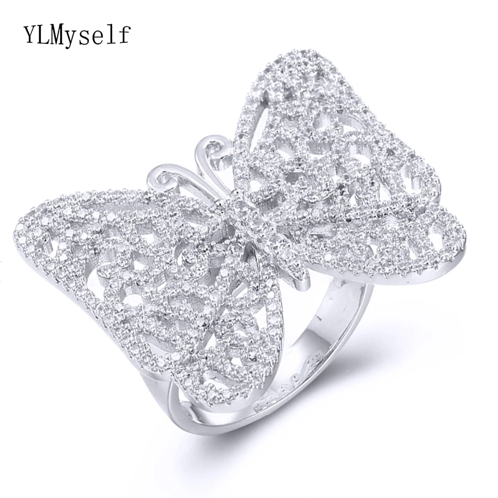 В виде симпатичных животных Бабочка кольцо мода ювелирные изделия аксессуары