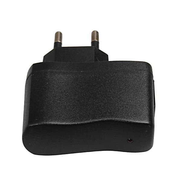Черный удобный для путешествий ЕС штекер USB AC 100-240 В настенный адаптер зарядного устройства для сотового телефона и MP3 MP4 для зарядки питания