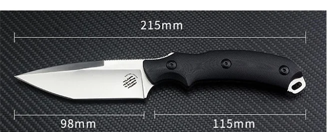 Нож с прямым лезвием G10, нож с ручкой, s D2, стальной нож для повседневного использования, армейский Специальный военный инструмент для выживания, охоты, кемпинга, улицы