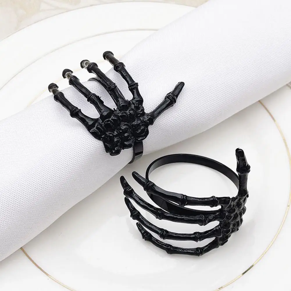 

Excellent Workmanship Alloy Visual Effect Decorative Napkin Ring for Halloween