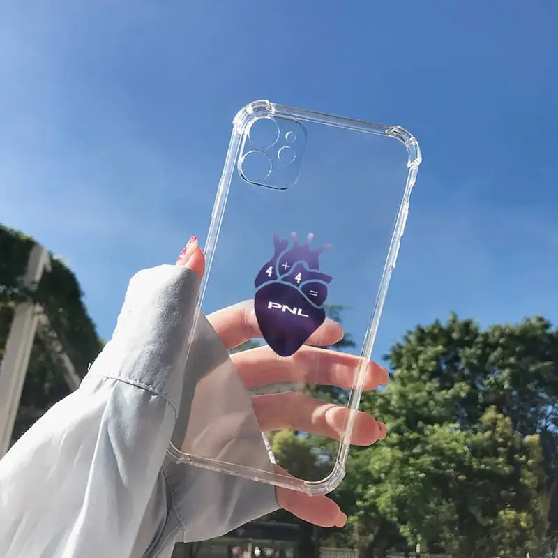 

PNL QLF Rapper Phone Case Transparent for Clear iPhone 11 12 8 7 6 6S XS MAX Plus X 5S SE 2020 XR mini pro
