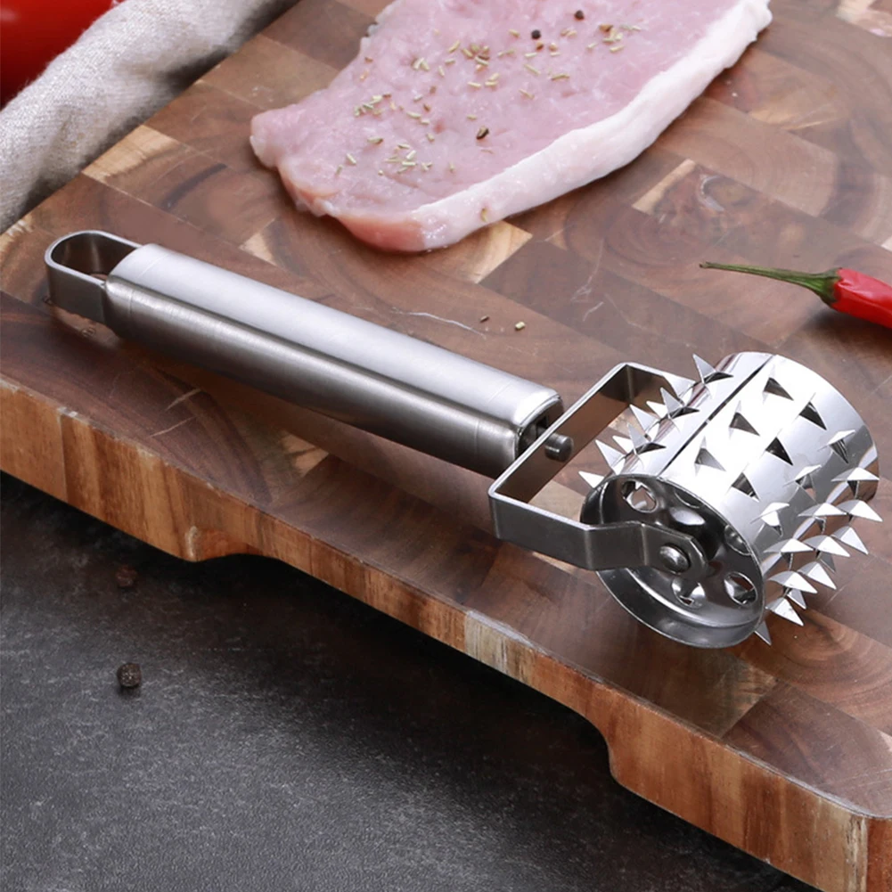 

1Pcs Stainless Steel Useful Loose Meat Tenderizers Meat Hammer for Steak knock-sided for Steak Pork Pounders Kitchen Tools 2020