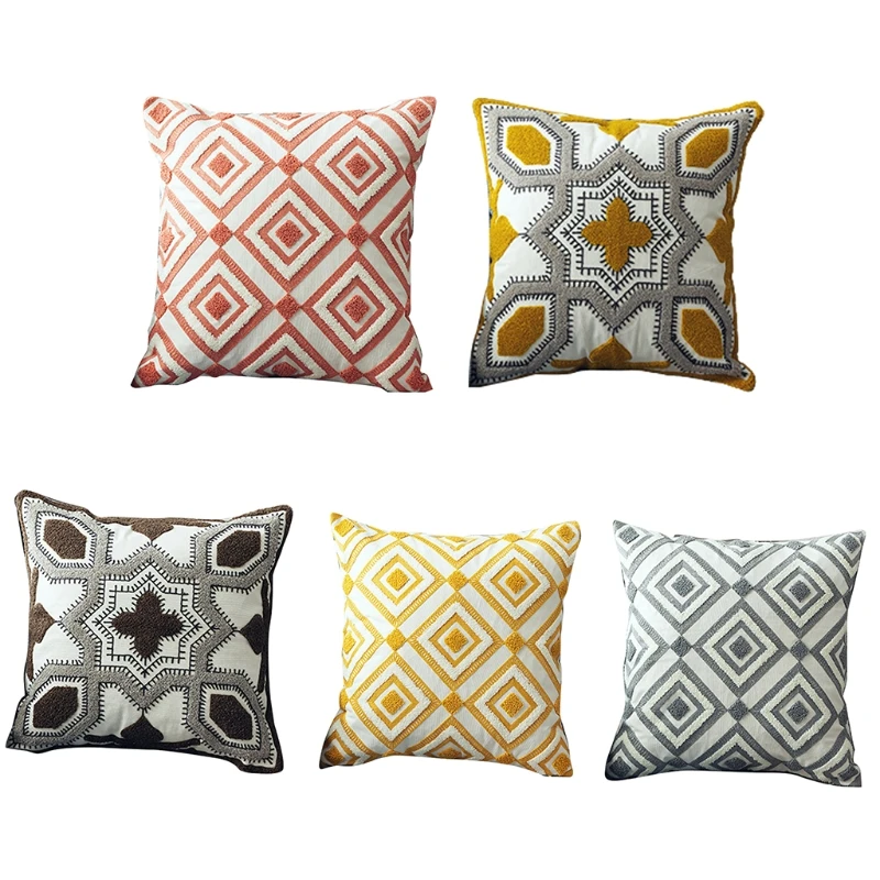 

Nodic Simple Geometry Pillow Cushion Cover Sofa Home Decor Pillowcase 18'x18'