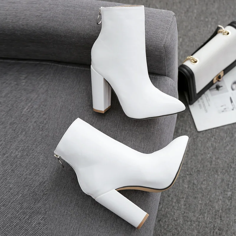 Новинка классические модные женские ботильоны сезон осень винтажные