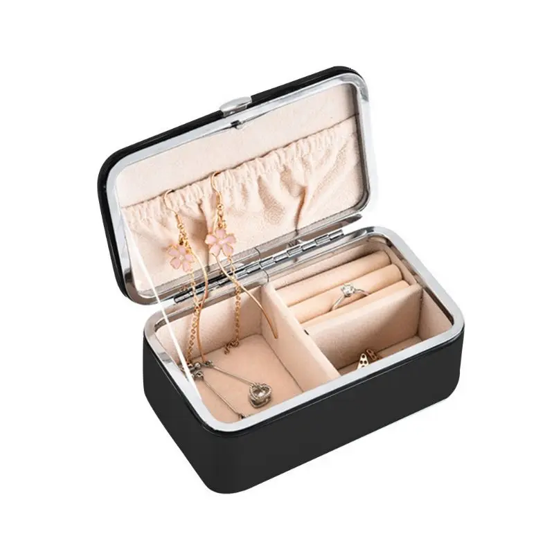 

2021 New Multi-function Jewelry Organizer Display Case Portable Grids Storage Box
