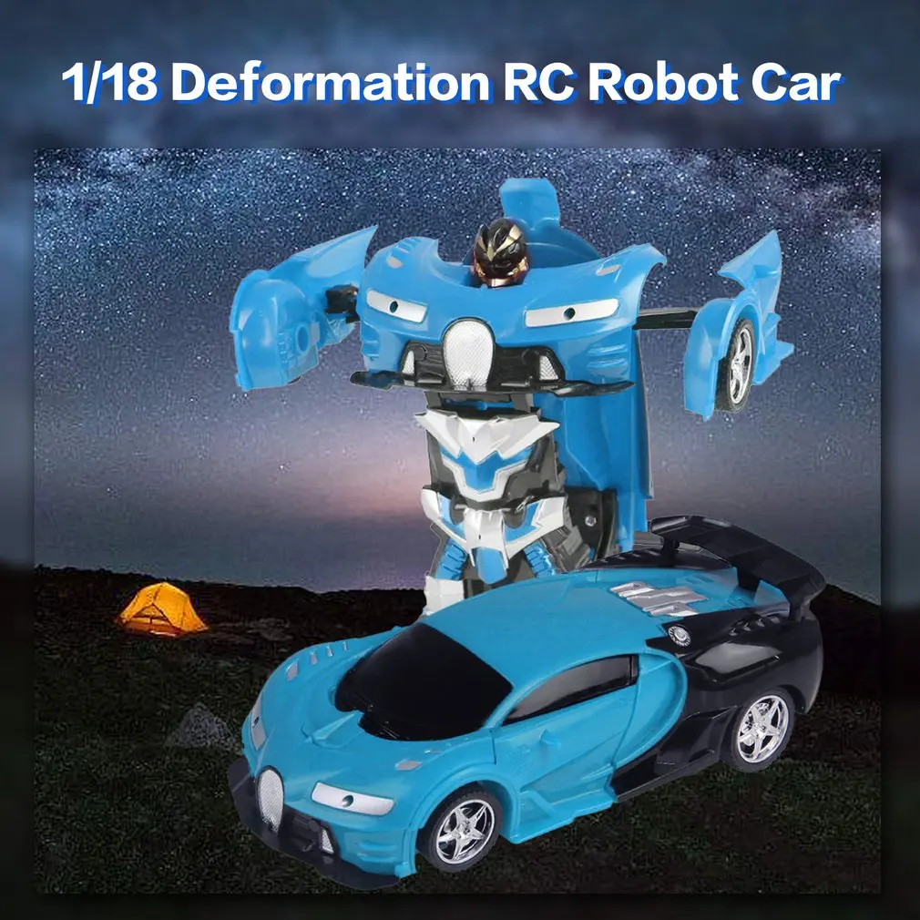 MoFun 1/18 трансформер деформированный rc автомобиль робот-трансформер игрушки со светом Demo пульт дистанционного управления модель автомобиля автомобиль для детей подарок