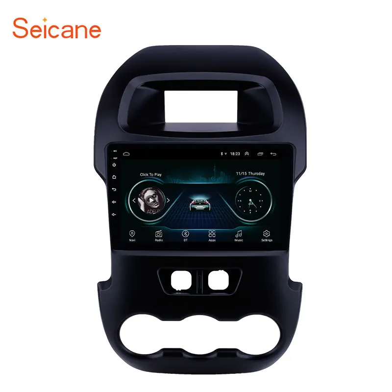 Автомагнитола Seicane 2DIN Android 10 0 9 дюймов GPS мультимедийный проигрыватель для 2011 2012 2013