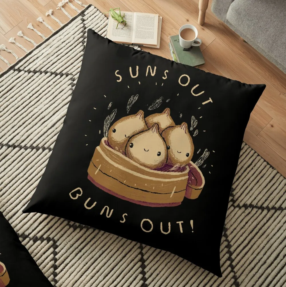 

Декоративная подушка Suns Out Buns Out с принтом, чехол для дивана, наволочка, весенние украшения для домашнего декора, наволочка 2021