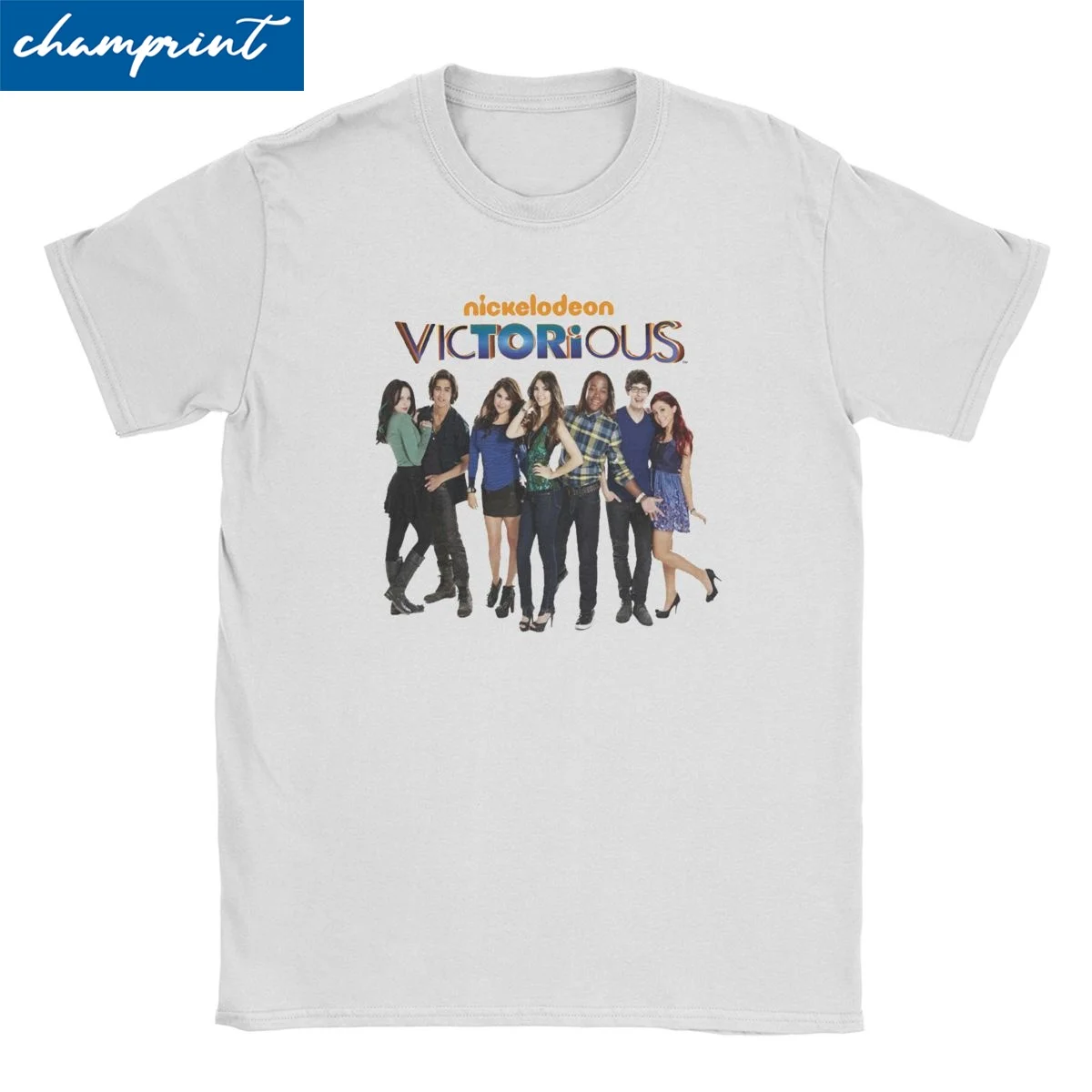 

Футболки Victorious Meme для мужчин и женщин, хлопковые смешные футболки, круглый воротник, ситая комедия футболка, одежда с коротким рукавом для в...