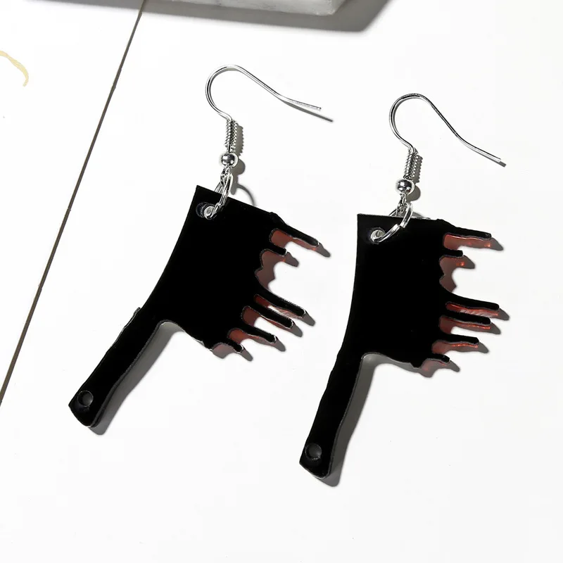 2021 ограниченный выпуск модные серьги в форме государства границы из смолы АБС