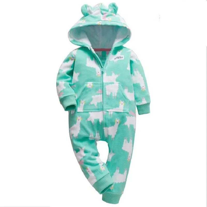 Осень-зима 2020 детская одежда комбинезон для новорожденных мальчиков и девочек с