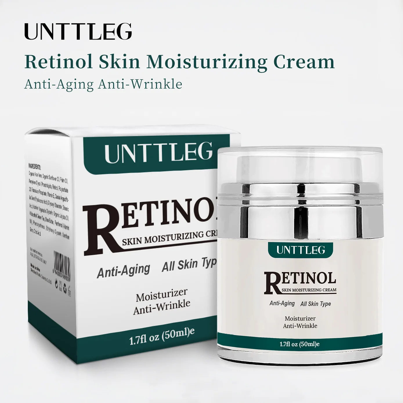 

Увлажняющий крем для кожи с ретинолом, отбеливающий и Осветляющий