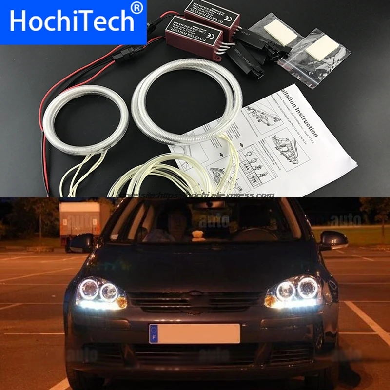 HochiTech белый 6000 К CCFL головной светильник Halo ангел демон глаза комплект ангела для