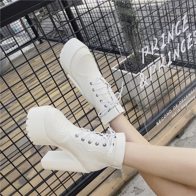 2019 модные роскошные женские туфли на высоком каблуке 14 см и платформе 6 Фетиш