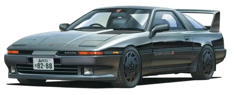 1/24 Toyota Supra 3.0GT с большим задним крылом автомобиль для самостоятельной сборки