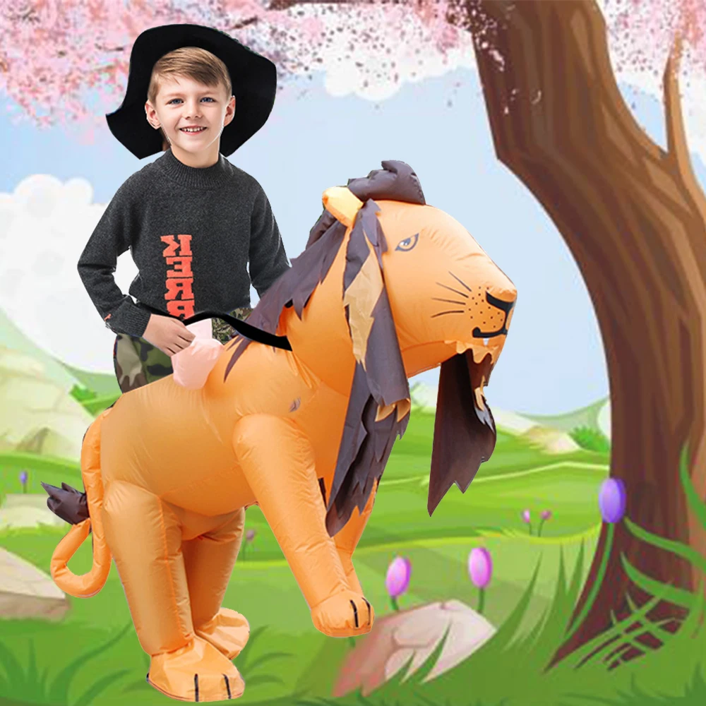 Детский маскарадный костюм для Хэллоуина надувной девочек и мальчиков с