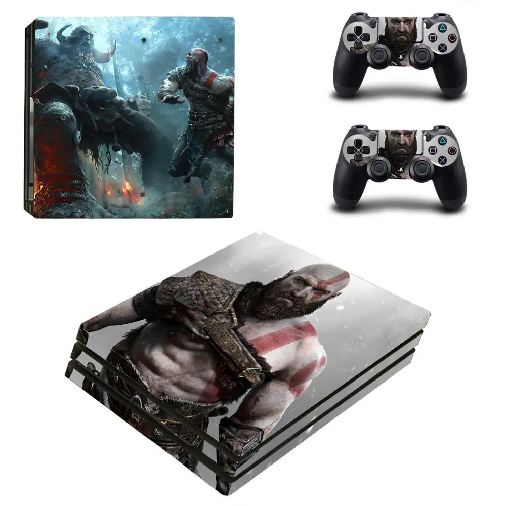 Наклейка God of War для PS4 Pro s Play station 4 наклейка консоли PlayStation Скины Виниловые