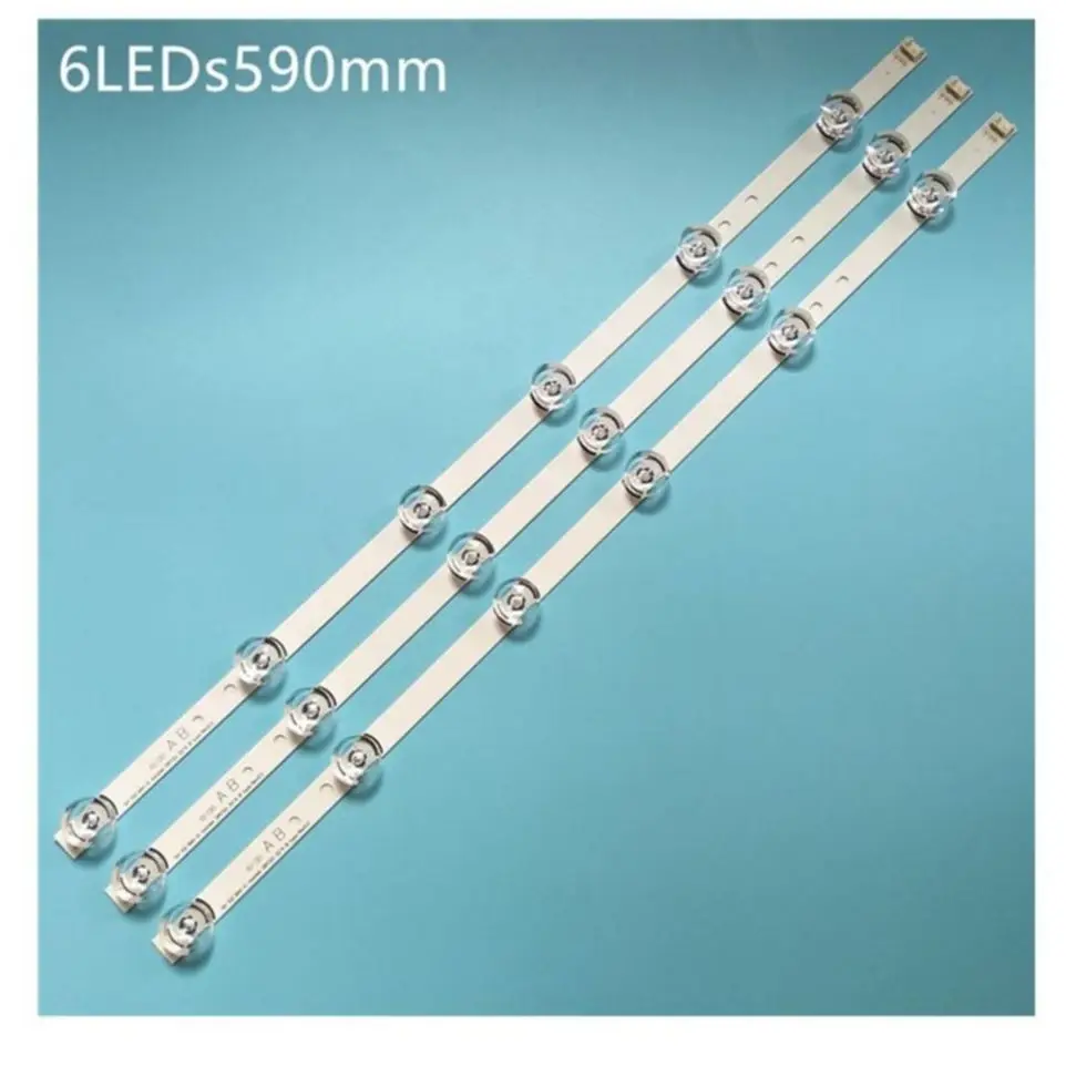 6 ламп светодиодный Подсветка полосы для LG 32LB628U 32LF550U 32LF562U 32LF564V 32LF620U баров