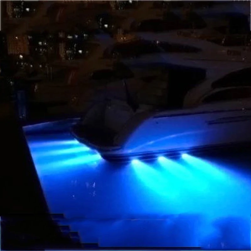 SPLEVISI 1X Удаленная Морская Лодка рыбалка на яхте лампа свет RGB для использования в грунтовых водах светодиодный прожектор бассейн, пруд украшение свет