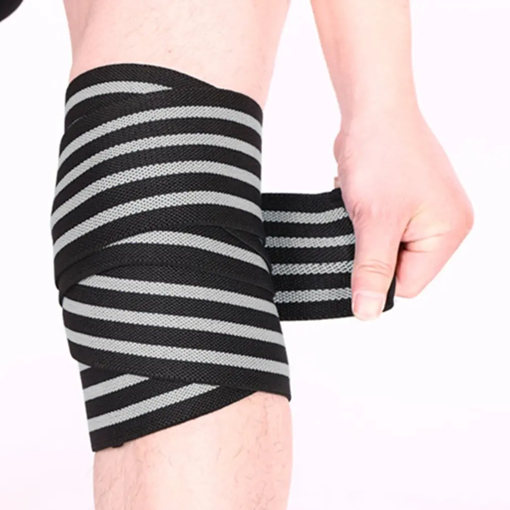 Высокие эластичные удобные унисекс спортивные наколенники для спортзала